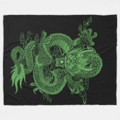 Draak van de Keizer van de jade de Chinese Fleece Deken (Voorkant (Horizontaal))