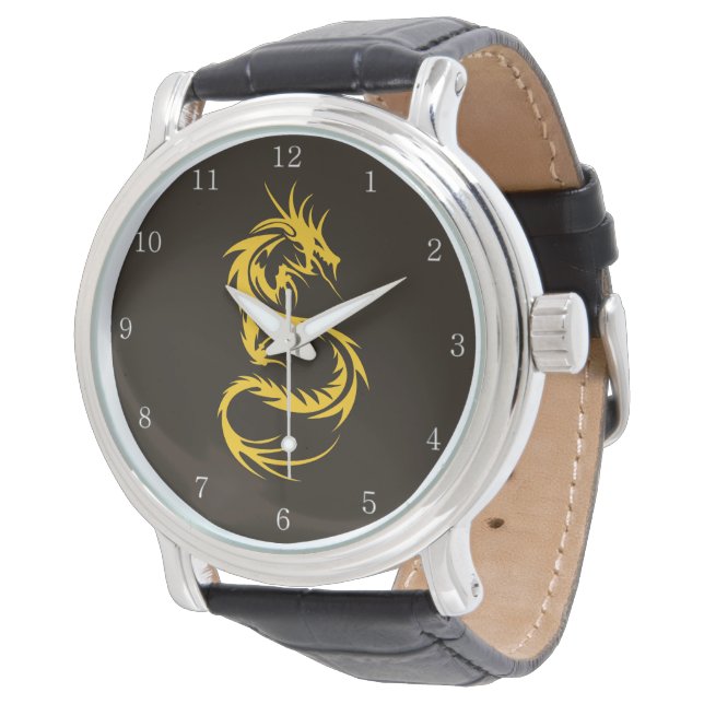 Draak van Gold Watch Horloge (Gekanteld)
