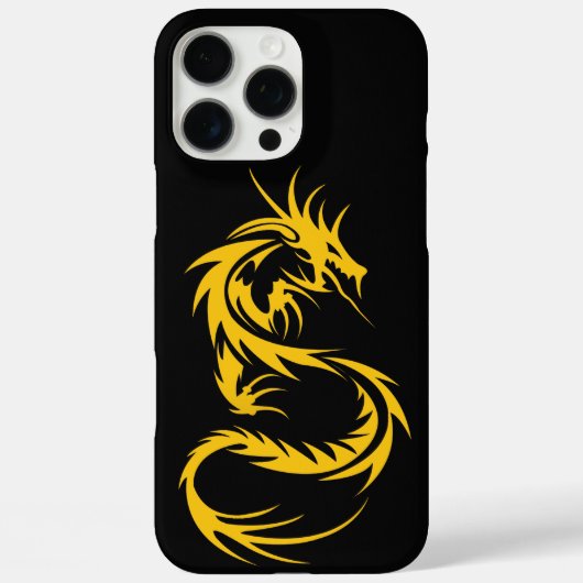 Draak van goud Case-Mate iPhone case (Achterkant)