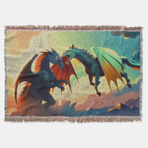 Draak vs Pegasus Deken