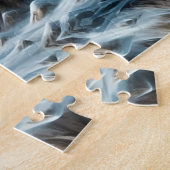 Draak wordt wakker in een ijzige wereld legpuzzel (Zijkant)