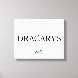 Dracarys Canvas Afdruk
