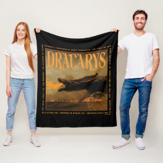 Dracarys Drogon Breathing Fire Graphic Fleece Deken