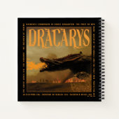 Dracarys Drogon Breathing Fire Graphic Notitieboek (Achterkant)
