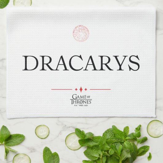 Dracarys Theedoek (Gevouwen)