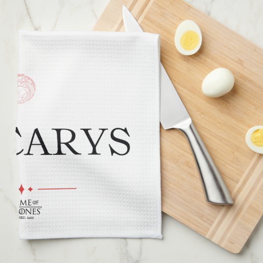 Dracarys Theedoek (Quarter Fold)