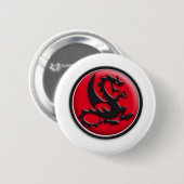Drachen rot ronde button 5,7 cm (Voorkant /achterkant)