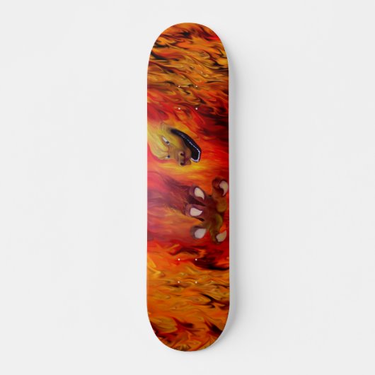 Drachenkralle - Red Dragon Skateboard (Voorkant)