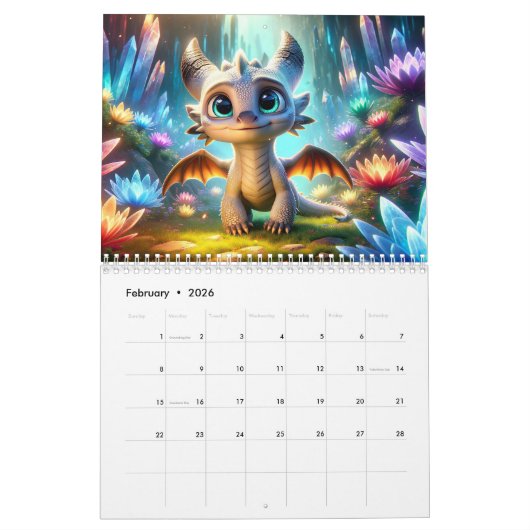 Drachenschwingen: Jahreszeiten im Drachenland Kalender (Feb 2026)