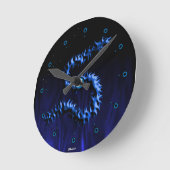 Draco Dragon Medium Clock Ronde Klok (Hoek)