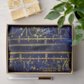 Draco Gold Celestial Constellation Tissuepapier (Geschenk)