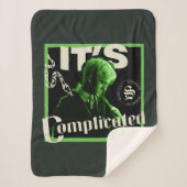 Draco Malfidus - "Het is ingewikkeld" Sherpa Deken (Voorkant)