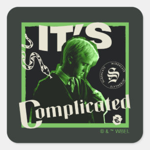 Draco Malfidus - "Het is ingewikkeld" Vierkante Sticker