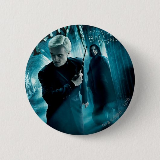 Draco Malfoy en Snape 1 Ronde Button 5,7 Cm (Voorkant)