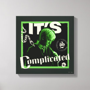Draco Malfoy - "Het is ingewikkeld" Canvas Afdruk