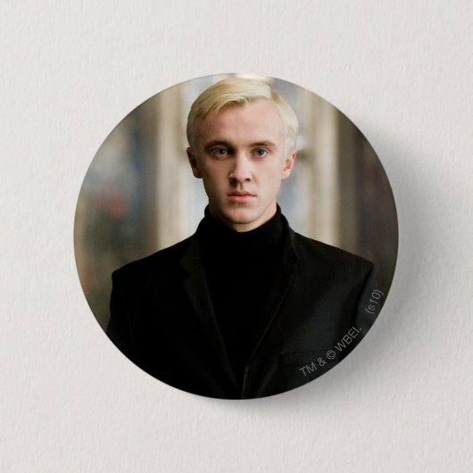 Draco Malfoy, recht op Ronde Button 5,7 Cm (Voorkant)