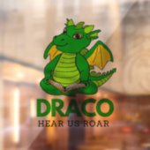 Draco window cling raamsticker (Vel 2)