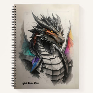 Draconic Chronicles: Een Dragon Sketch-reis Notitieboek