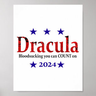Dracula 2024 Verkiezingsbord - Grappig Halloween e Poster