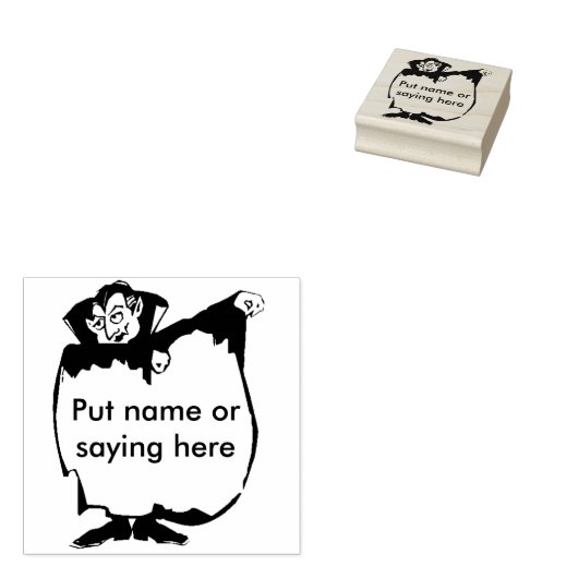 Dracula cape blanco 2 silhouet kunst stempel (Gestempeld)