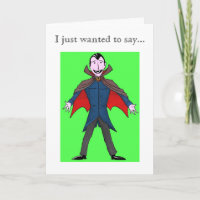 Dracula Carte de remerciements