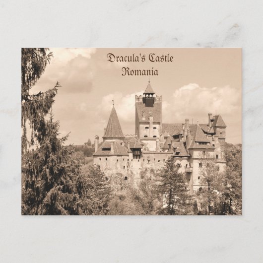 Dracula Castle in Transsylvanië, Roemenië Briefkaart (Voorkant)