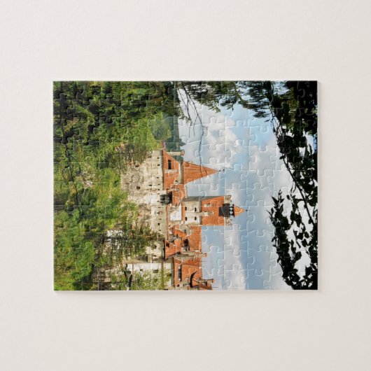 Dracula Castle in Transsylvanië, Roemenië Legpuzzel (Horizontaal)
