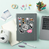 Dracula en Vampier Decal Sticker Sheets (iPad Cover)