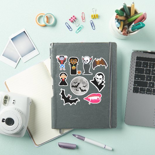 Dracula en Vampier Decal Sticker Sheets (iPad Cover)