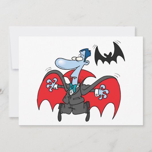 Dracula Et Une Bat Invitations (Devant)