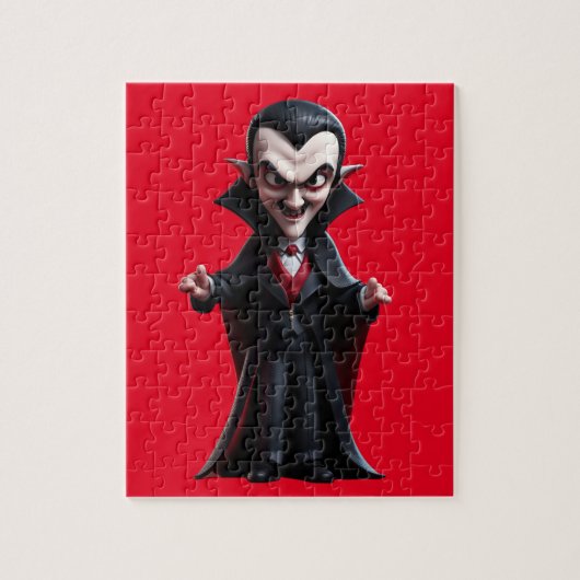 Dracula figuur puzzel legpuzzel (Verticaal)