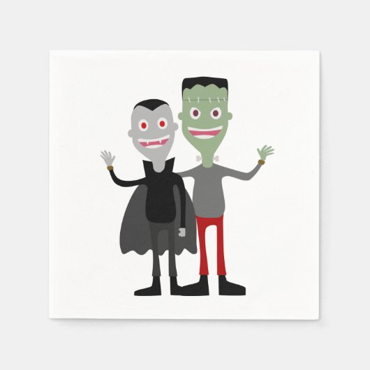 Dracula & Frankenstein Servet (Voorkant)