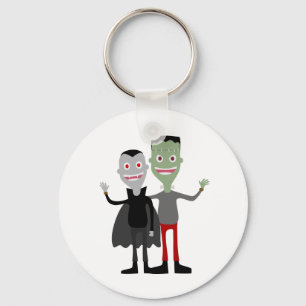 Dracula & Frankenstein Sleutelhanger