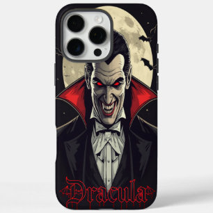 Dracula Gothic Horror Halloween iPhone 16 Pro Max Hoesje