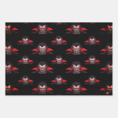 Dracula Gothic Horror Halloween Inpakpapier Vel (Voorkant 2)