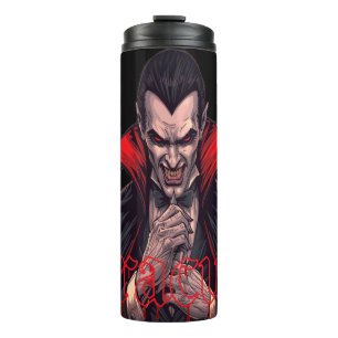 Dracula Gothic Horror Halloween Thermosbeker