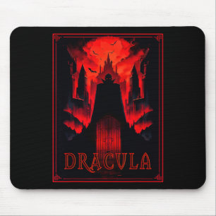 Dracula Gothic Horror Vampire Art - Halloween Vamp Muismat