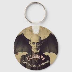 Dracula Gotische Halloween Party Favor Sleutelhanger