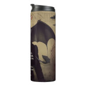 Dracula  Gotische Halloween Vampier Thermosbeker (Geroteerd rechts)