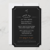 Dracula Halloween Bash Party Fun Invitation (Dos)