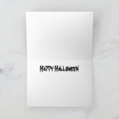 Dracula Halloween-kaart Kaart (Binnen)