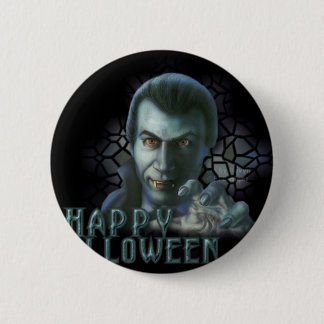 Dracula Halloween Ronde Button 5,7 Cm