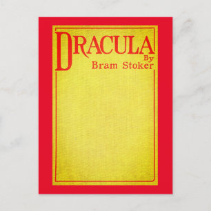 Dracula Hoesje van de eerste editie Briefkaart