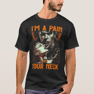 Dracula is een pijn in de nek, gotische emo meisje t-shirt