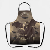 Dracula kussen een mooie dame Halloween Schort (Voorkant)