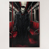 Dracula op de metro legpuzzel (Verticaal)