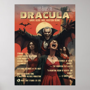 Dracula Poster Gotische Vampier Donkere Horror Kun