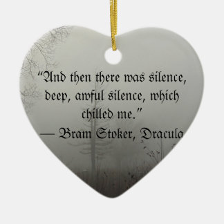Dracula Quote Keramisch Ornament