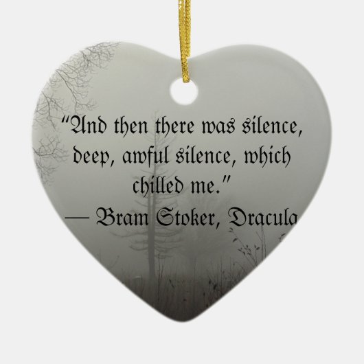 Dracula Quote Keramisch Ornament (Voorkant)