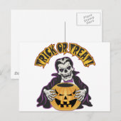 Dracula Skull Briefkaart (Voorkant / Achterkant)